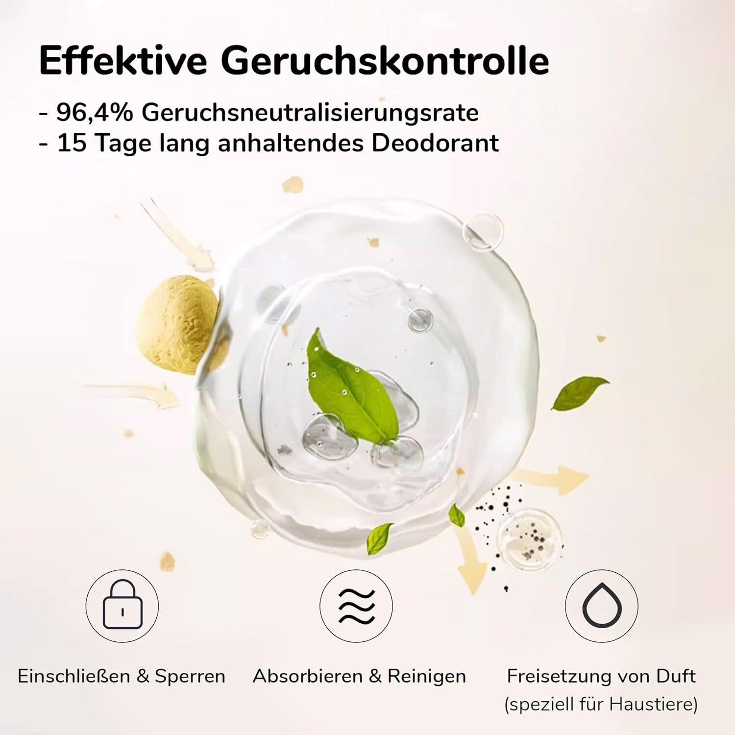 Arena aglomerante para Gatos (Tofu y Bentonita) 10,8 KG (4 Packs x 2,7KG), , large Imagen numero 2