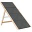 vidaXL Escalera para perros madera maciza de abeto gris 105x47 cm, , large indicador imagen numero 3