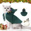 Nobleza Disfraz Gato de Navidad, Navidad Ropa para Perros Pequeño, Traje de árbol de Navidad Ajustable para Cachorro Gatito Gatos Pequeños Perros Mascotas, Único, Adorable y Cálido, , large indicador imagen numero 1