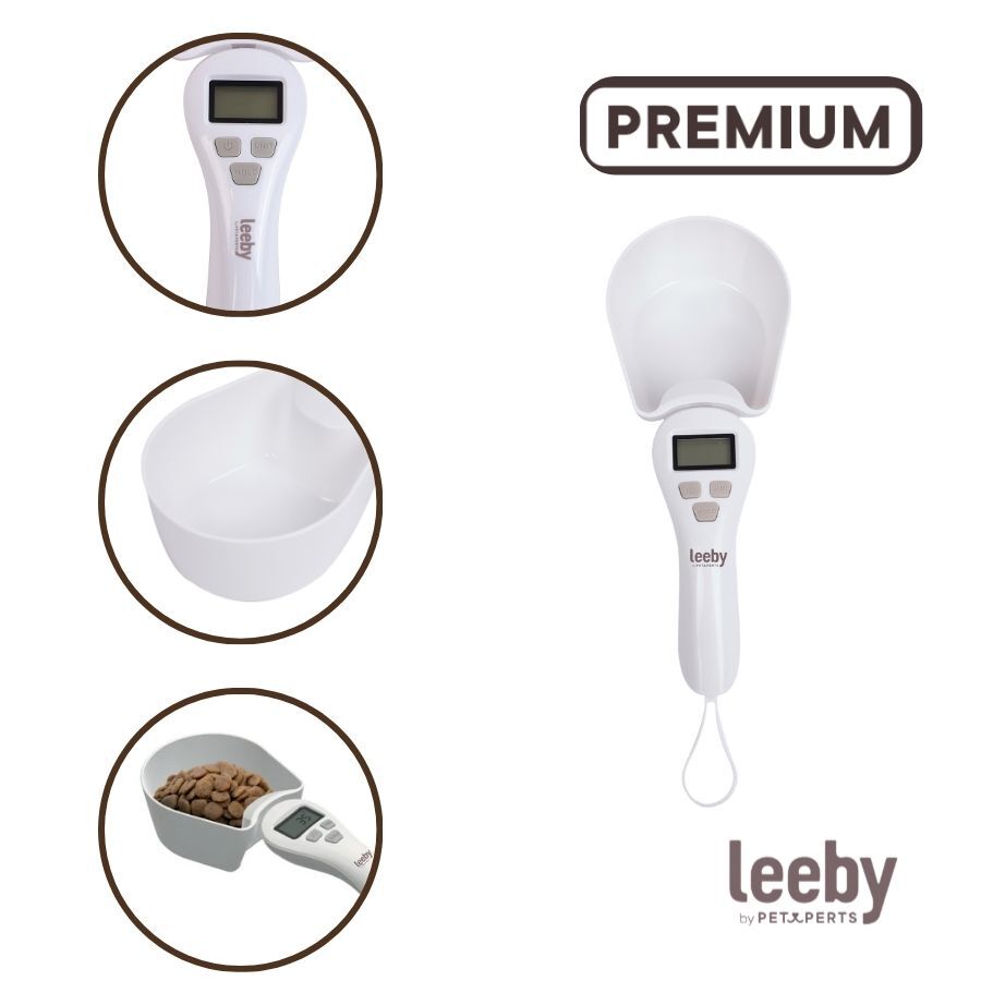 Leeby Cuchara Digital Medidor de Comidas para perros y gatos, , large Imagen numero 3