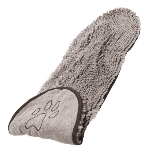 DGS Dirty Shammy Toalla de Microfibra Marrón para perros y gatos