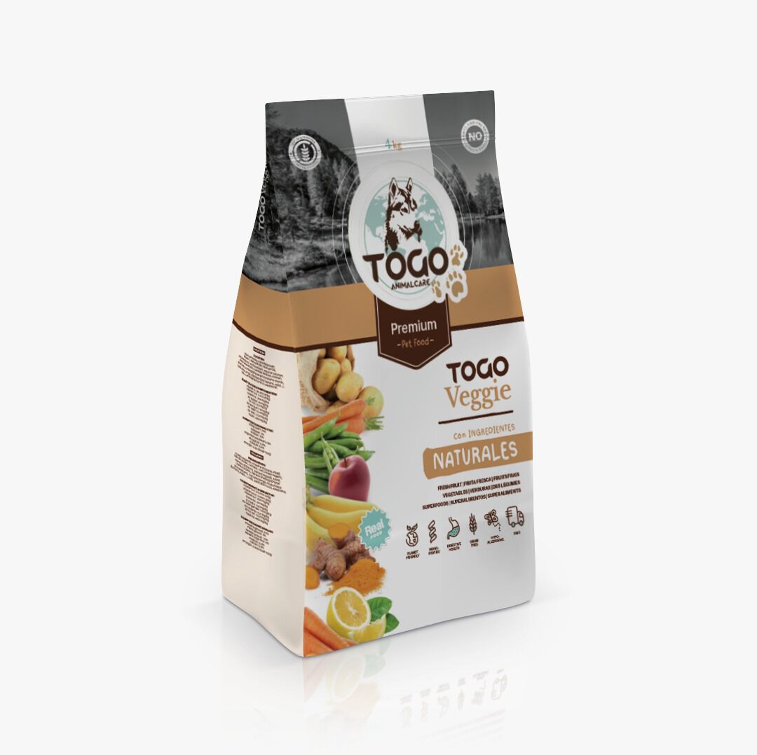 Togo Hipoalergenico Vegano Perros Comida SIN Gluten | Light | Sistema Digestivo y Articular, , large Imagen numero 2