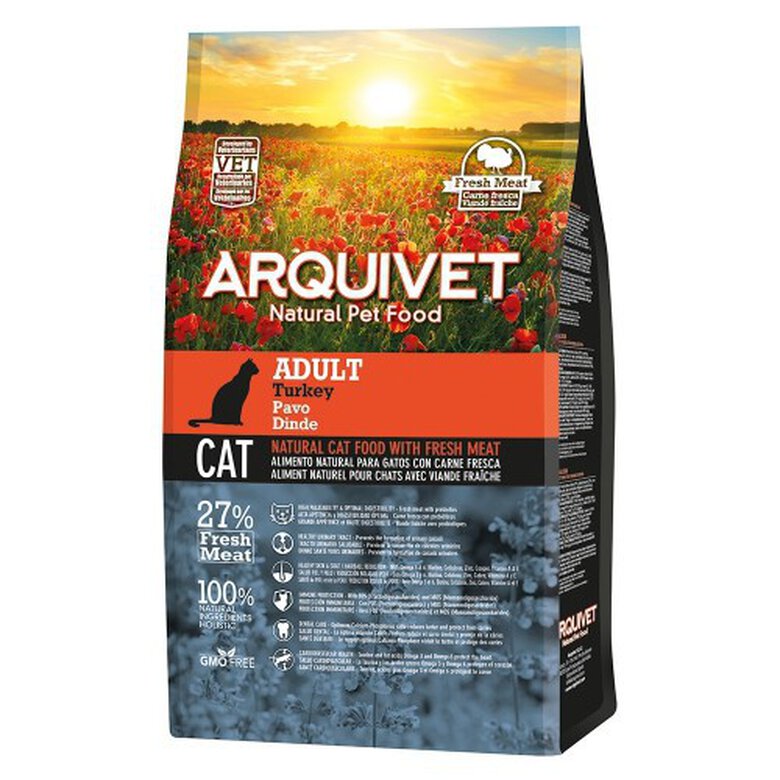 Pienso Cat Adult Arquivet para gatos sabor Pavo, , large image number null