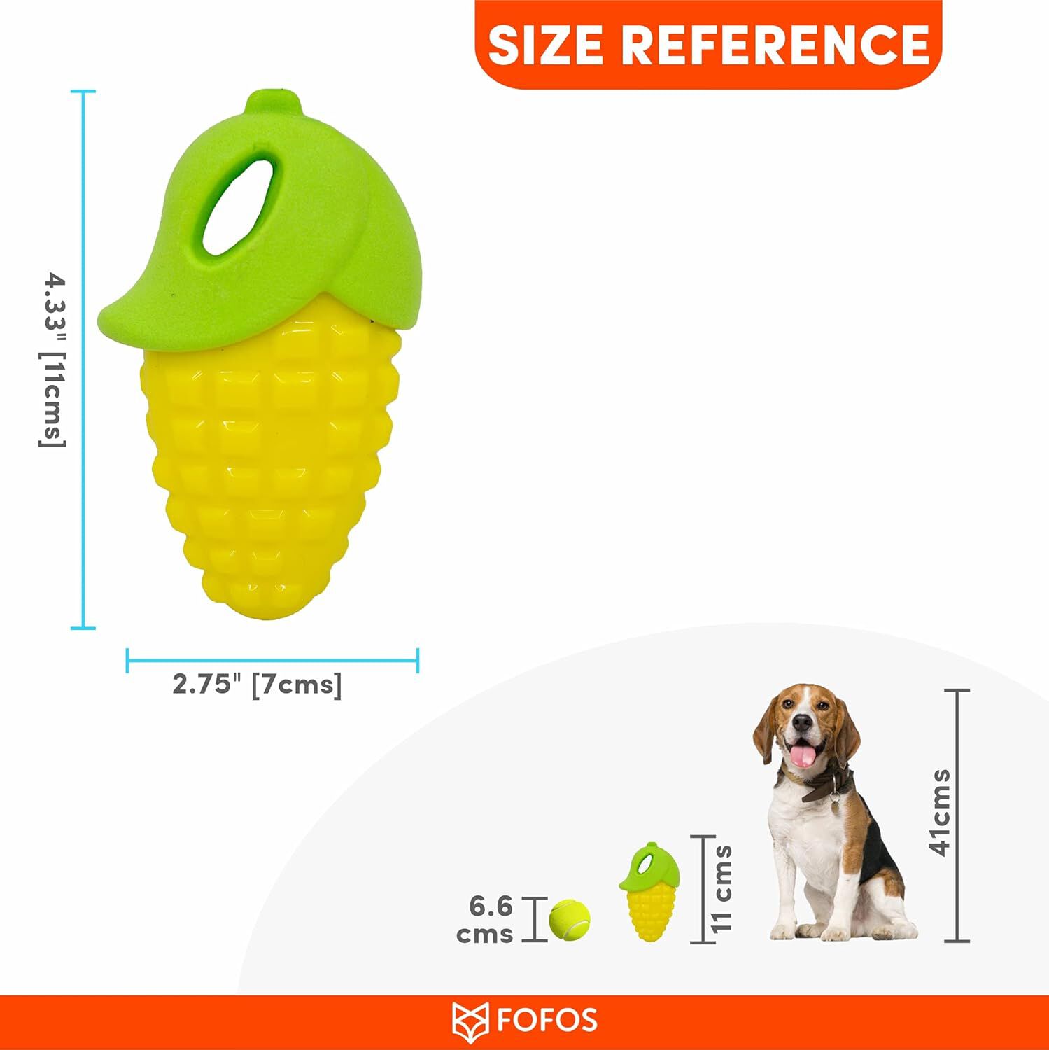 FOFOS | Juguete Interactivo (Flotante) Ma&iacute;z  - Para Perro, , large Imagen numero 2