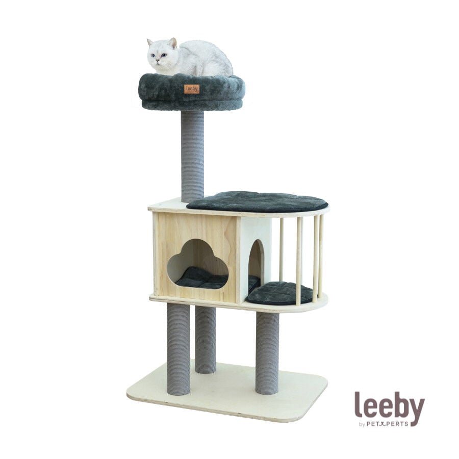 Leeby Cloud Collection torre rascador con cama nido para gatos, , large Imagen numero 2