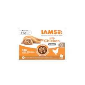 IAMS Delights Pollo en salsa sobre para gatitos