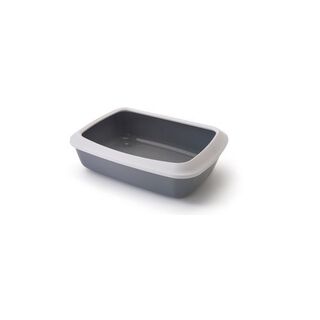 Savic iriz arenero gris para gatos pequeños