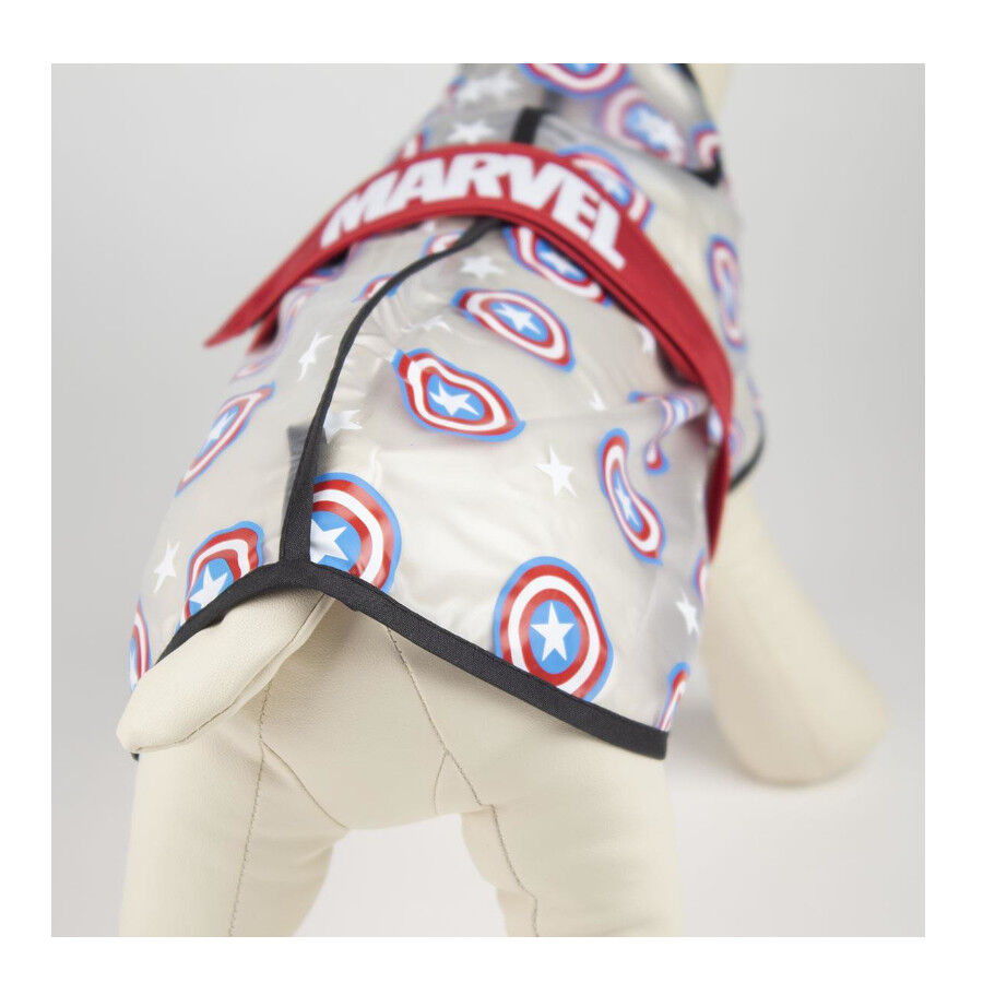 Disney Marvel Chubasquero Capitán América para perros thumbnail