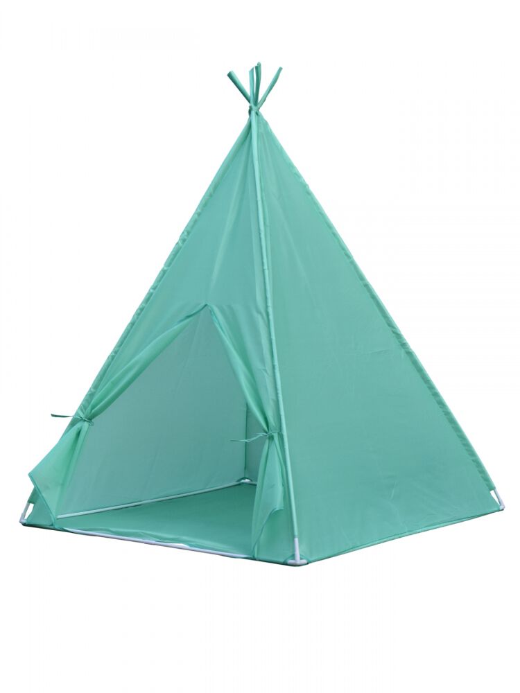 Tienda tipi infantil para juegos | Plegable | Impermeable | Verde agua | Hind&uacute; | Mobiclinic, , large Imagen numero 1
