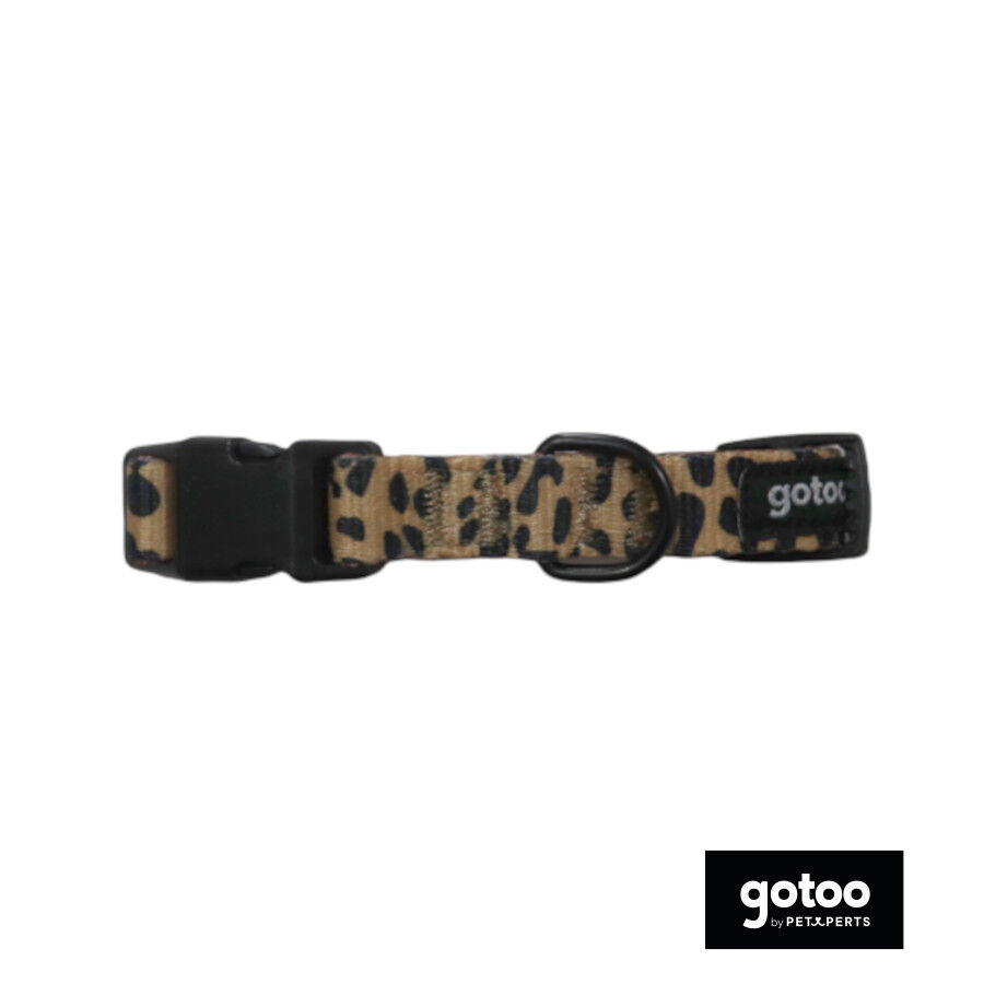 Gotoo Collar estampado leopardo para perros thumbnail