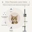 Pawhut árbol rascador para fijar al techo con altura regulable para gatos, , large indicador imagen numero 4
