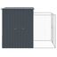 vidaXL Caseta perros con corral acero galvanizado gris 165x251x181 cm, , large indicador imagen numero 20