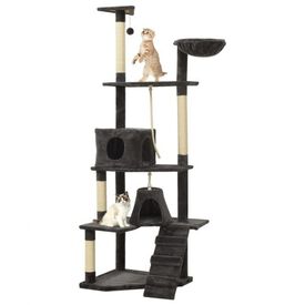 Rascador para gato color Grisy blanco