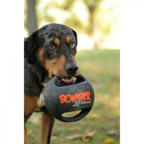 Zeus pelota xtrem bomber negro y naranja para perros, , large Imagen numero 2