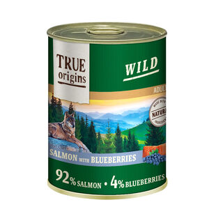 True Origins Wild Adult Salmón lata para perros