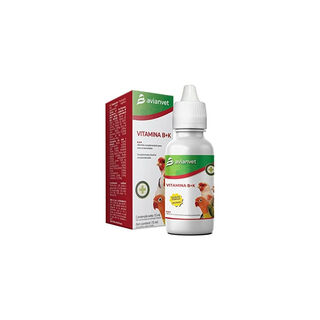 Avianvet Vitamina B+K Suplemento líquido para aves 