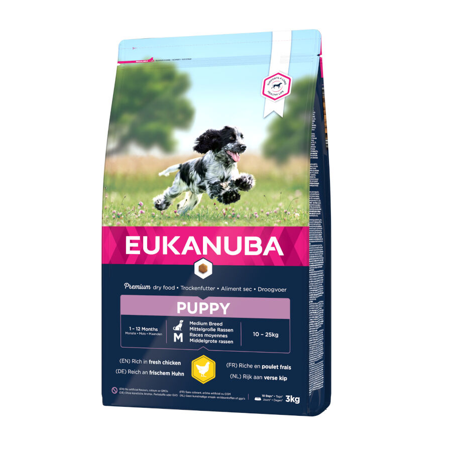 Eukanuba Puppy Medium Pollo pienso para perros thumbnail