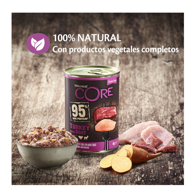 Wellness Core Pavo y Cabra Lata para perros, , large image number null