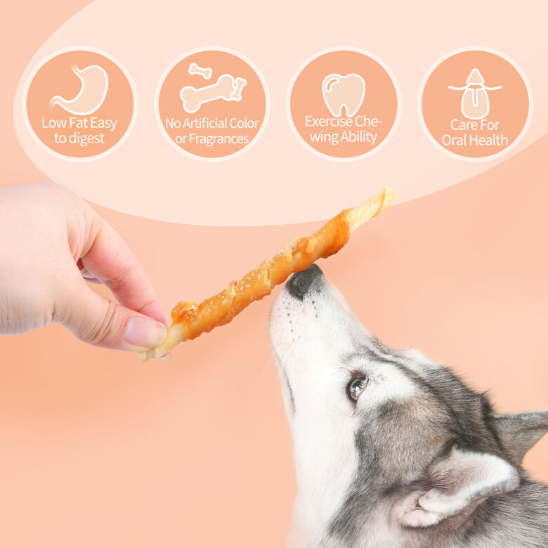 Nobleza Snack Palitos de Piel de Buey Enrollados para Perros thumbnail