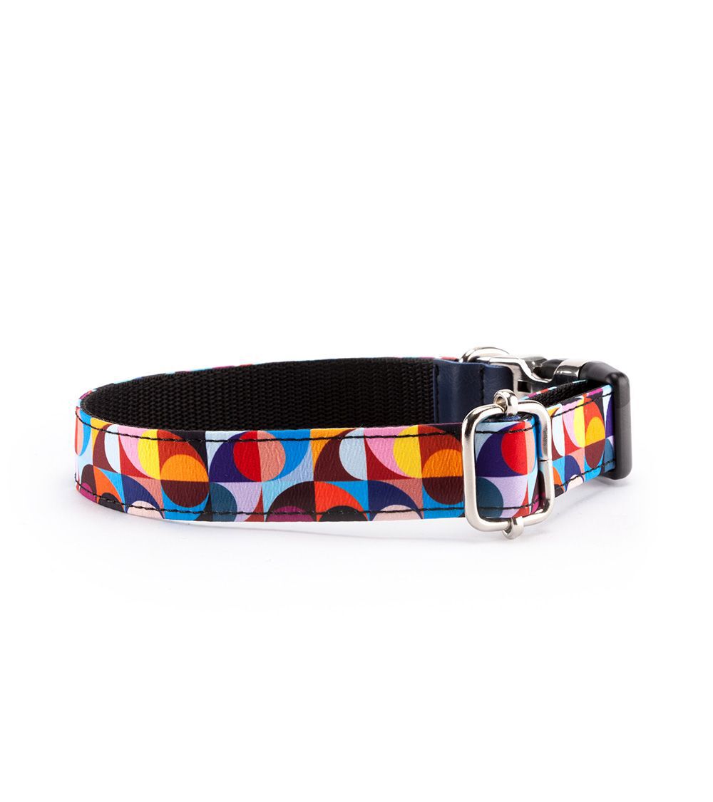 Pamppy funny retro collar de algod&oacute;n y poli&eacute;ster multicolor para perros, , large Imagen numero 2