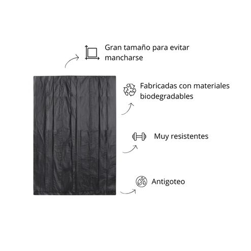 La Casa de Turr&oacute;n - Bolsas higi&eacute;nicas resistentes para perros &ndash; 15 Bolsas por rollo, tama&ntilde;o grande, resistentes, , large Imagen numero 3