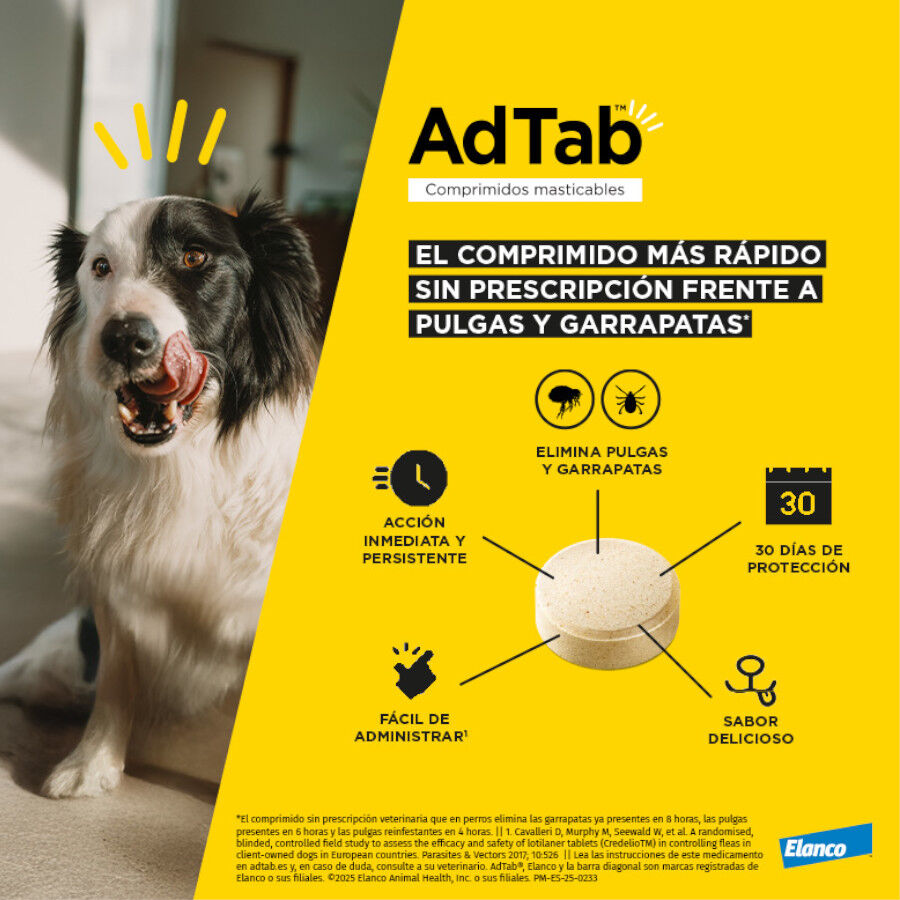 AdTab Comprimidos Masticables Antiparasitarios para perros thumbnail