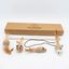 Set Premium de 4 Piezas Resistentes para el Ingenio y Entretenimiento de Mascotas | Juguetes Interactivos para Gatos y Gatitos | Kit de Estimulaci&oacute;n con Ca&ntilde;a o Varita de Madera Natural y Plumas, , large indicador imagen numero 2