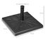 Outsunny Base de Sombrilla de Resina 19 kg Soporte para Parasol Pie de Parasol para Mástil de Ø32/38/48 mm para Jardín Terraza Patio 51x51x32 cm Negro, , large indicador imagen numero 3