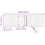 vidaXL Puerta para perros plegable 3 paneles madera álamo blanca 300cm, , large indicador imagen numero 10