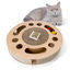 Nobleza Rascador para Gatos con Hierba Gatera，Redonda Rascadoras de Cartón para Cama con 2 Juguetes para Gatos Interactivos Pelotas, , large indicador imagen numero 1