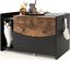 COSTWAY Caja de Arena para Gatos con Cajón Extraíble, Casa para Gatos con Ruedas y Puerta Abatible, Mesita de Noche para Gatos, Inodoro Oculto para Gatos 78 x 50 x 51,5, , large indicador imagen numero 1