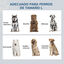PawHut Comedero Elevado para Perros Grandes Cuencos para Perros con 2 Tazones 2000ml de Acero Inoxidable y Cajón Oculto Soporte de Madera para Mascotas 60x30x36 cm Gris y Blanco, , large indicador imagen numero 4