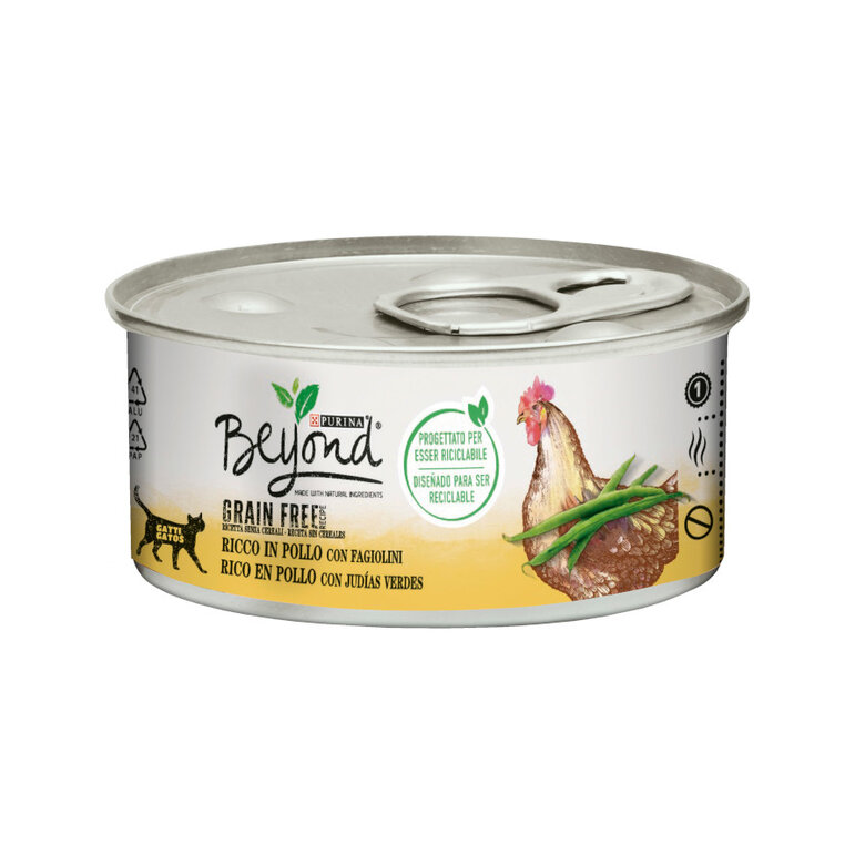 Purina Beyond Grain Free pollo lata para gatos , , large image number null