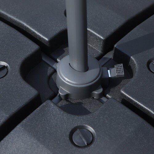 Base de sombrilla Outsunny para el jard&iacute;n color Negro, , large Imagen numero 4