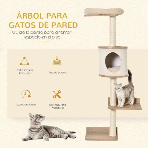 Arbol pared gatos on sale