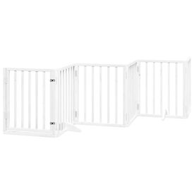 VidaXL Puerta Madera Plegable para Perros