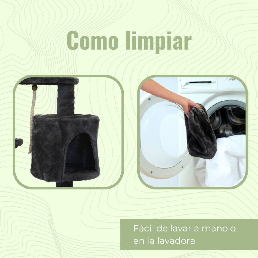 &Aacute;rbol rascador para gatos 3 alturas, , large Imagen numero 5