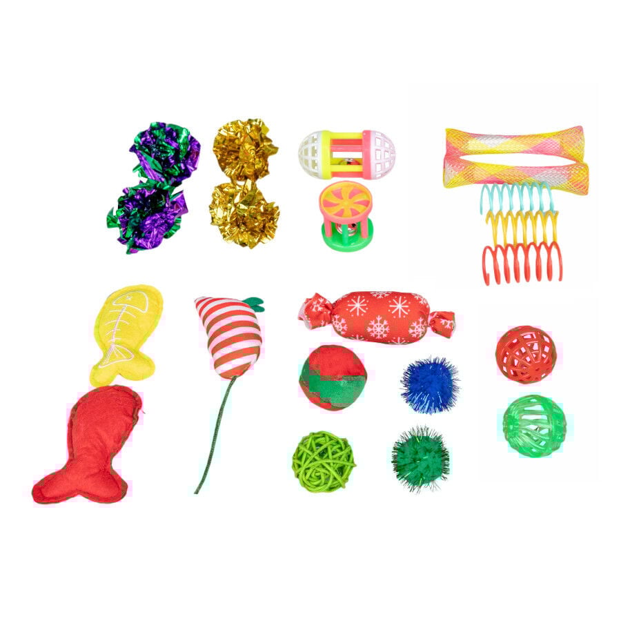 Wonder Christmas Caja de Juguetes Sorpresa Navideños para gatos thumbnail