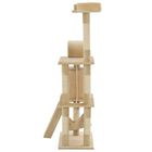 Rascador con poste de sisal para gatos color Beige, , large image number null