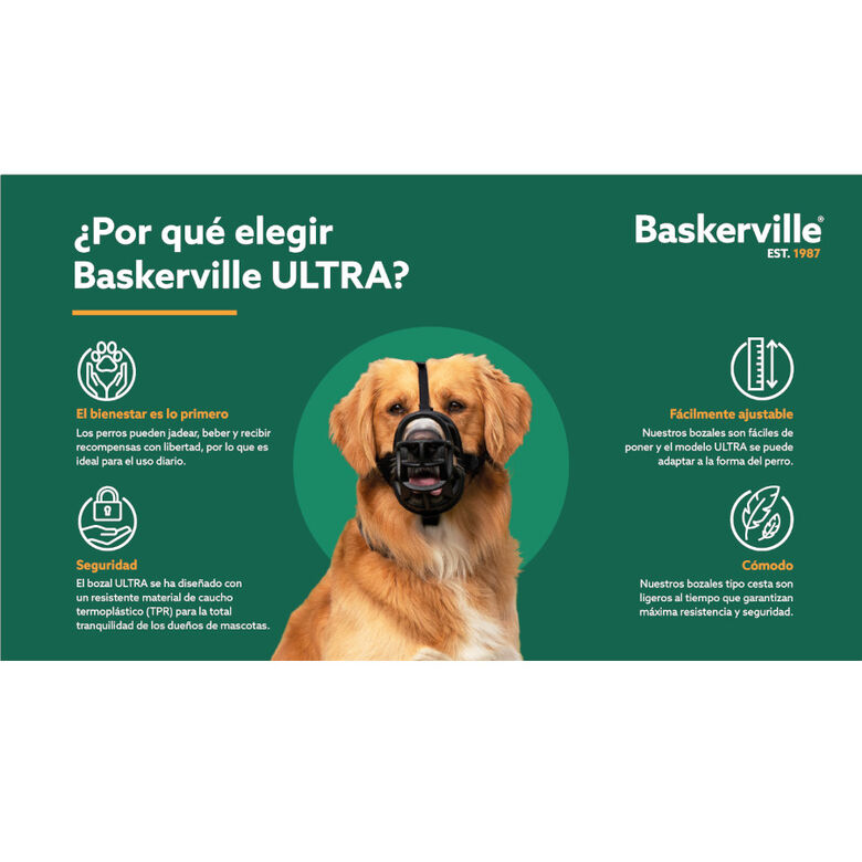 Baskerville Ultra bozal de plástico para perros thumbnail