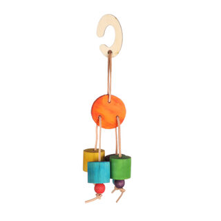 Flamingo Yalu Mezcla Juguete Colgante para roedores