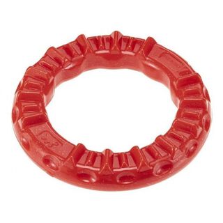 Ferplast aro de juguete cuidado dental rojo para perros