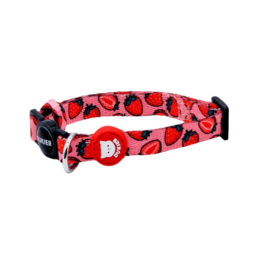 Dukier Collar Estampado Berry Love para gatos, , large Imagen numero 1