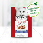 Gourmet Mon Petit Selección Carnes en salsa sobre para gatos, , large image number null