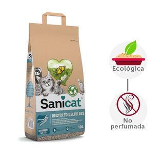 Sanicat Recycled Cellulose Lecho Natural para gatos