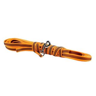 Correa engomada Julius K9 sin asa para perros color Naranja