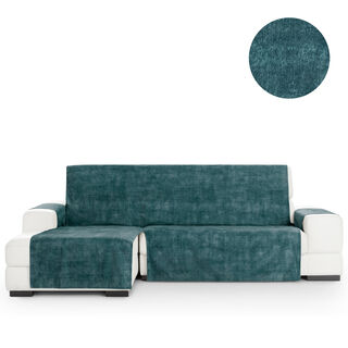 Vipalia Cubre Sofá Protector Antimanchas Azul Chaise Longue para perros