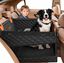 Nobleza Funda de Asiento de Coche para Perros tipo Hamaca, Protector de Asiento Trasero con Ventana de Malla Transpirable, Alfombra Antideslizante e Impermeable para Mascotas, Dise&ntilde;o de Media Silla Ideal para Viajar con Ni&ntilde;os, , large indicador imagen numero 1