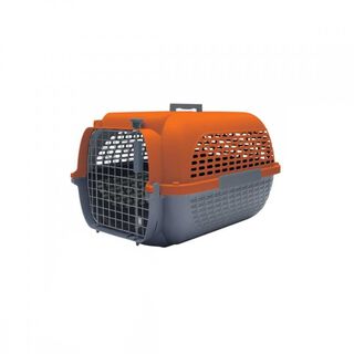 Dogit transportin rojo y gris para perro