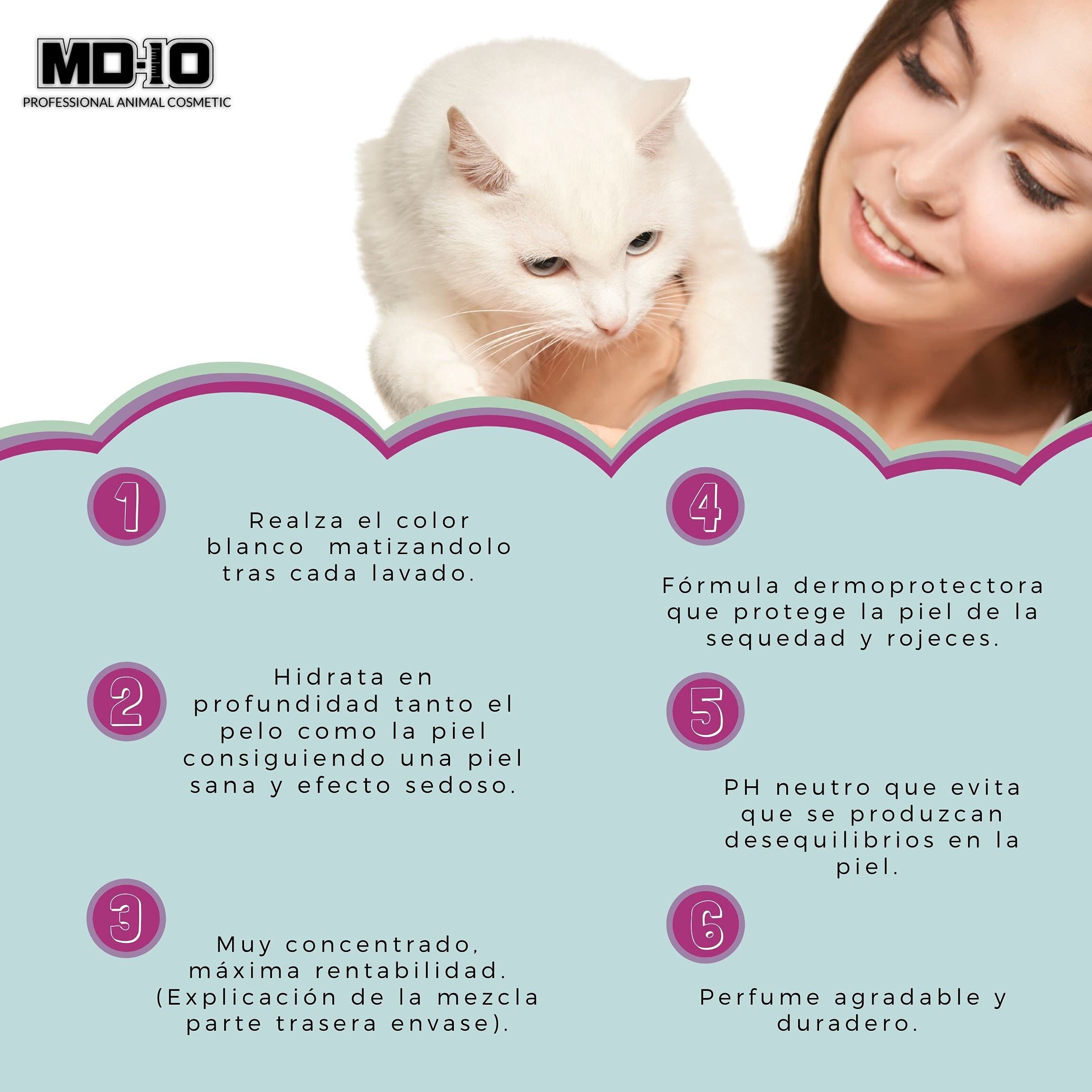 MD-10 COLLECTION Champú para Gatos de Pelo Blanco thumbnail